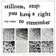 Stillness, stop: you have a right to remember