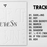 Il testo MARCH dei SEVENTEEN è presente anche nell'album Face the sun (2022)