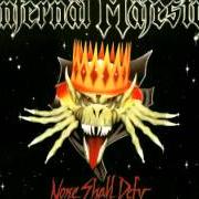 Il testo NIGHT OF THE LIVING DEAD degli INFERNAL MAJESTY è presente anche nell'album None shall defy (1996)
