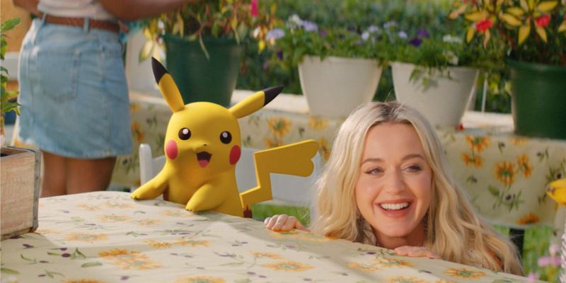 Katy Perry e Pikachu insieme per il video di Electric
