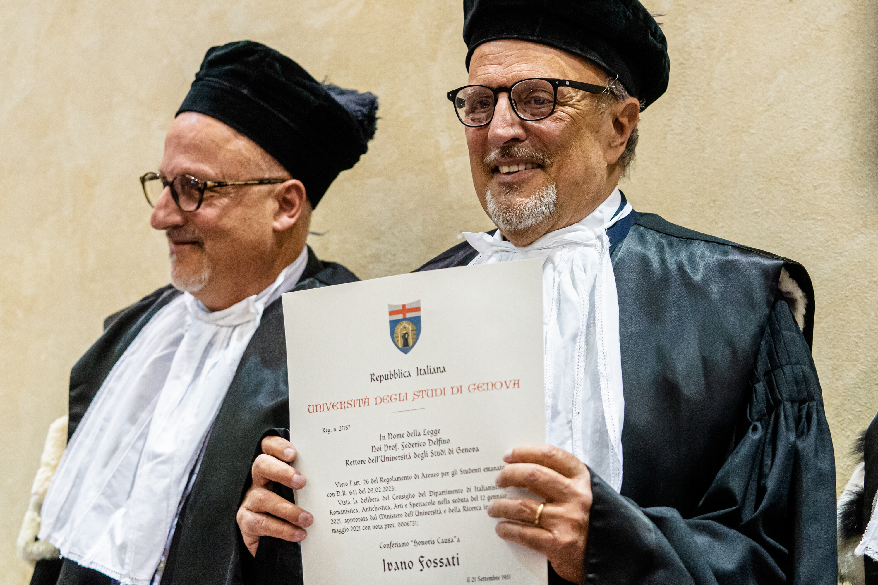 Ivano Fossati: laurea honoris causa nella sua Genova