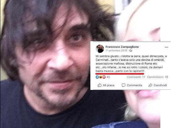 Francesco Zampaglione arrestato per rapina: quando la vita gioca un tiro mancino