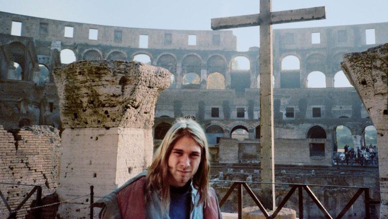 Kurt Cobain e quel pezzo di Colosseo